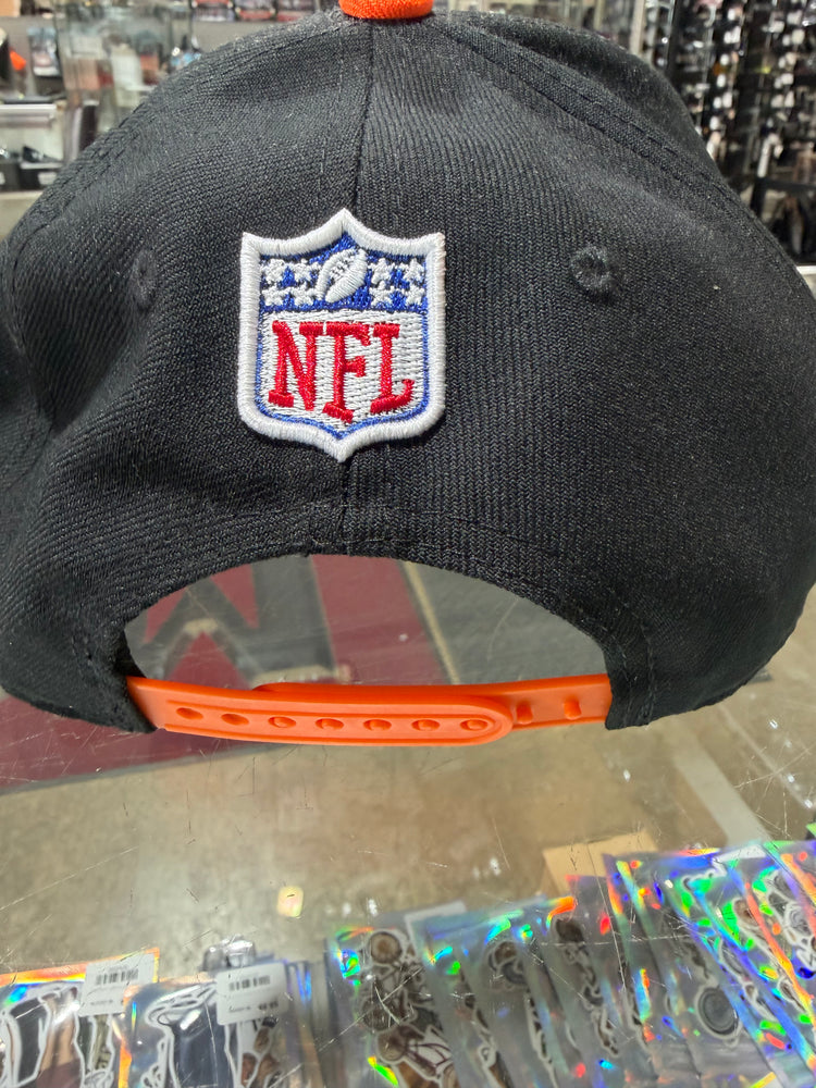 Denver Broncos snapback hat Black orange and Blue