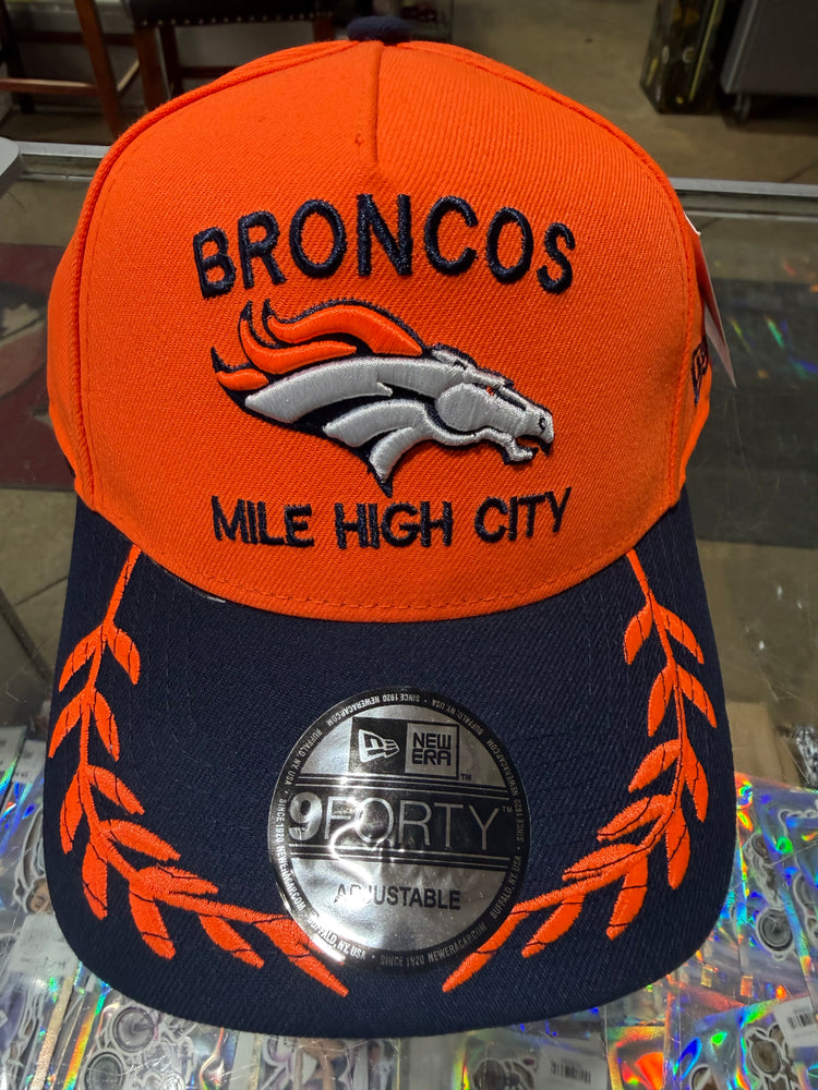 Denver Broncos snapback Leaves hat Orange and Blue white