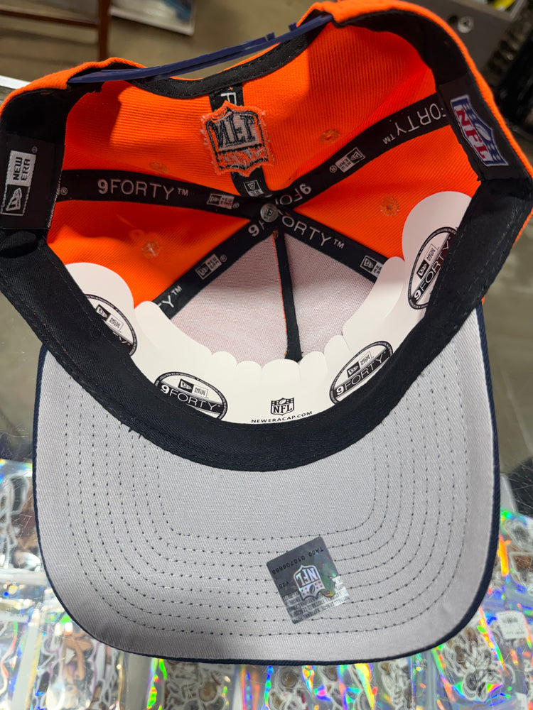Denver Broncos snapback Leaves hat Orange and Blue white