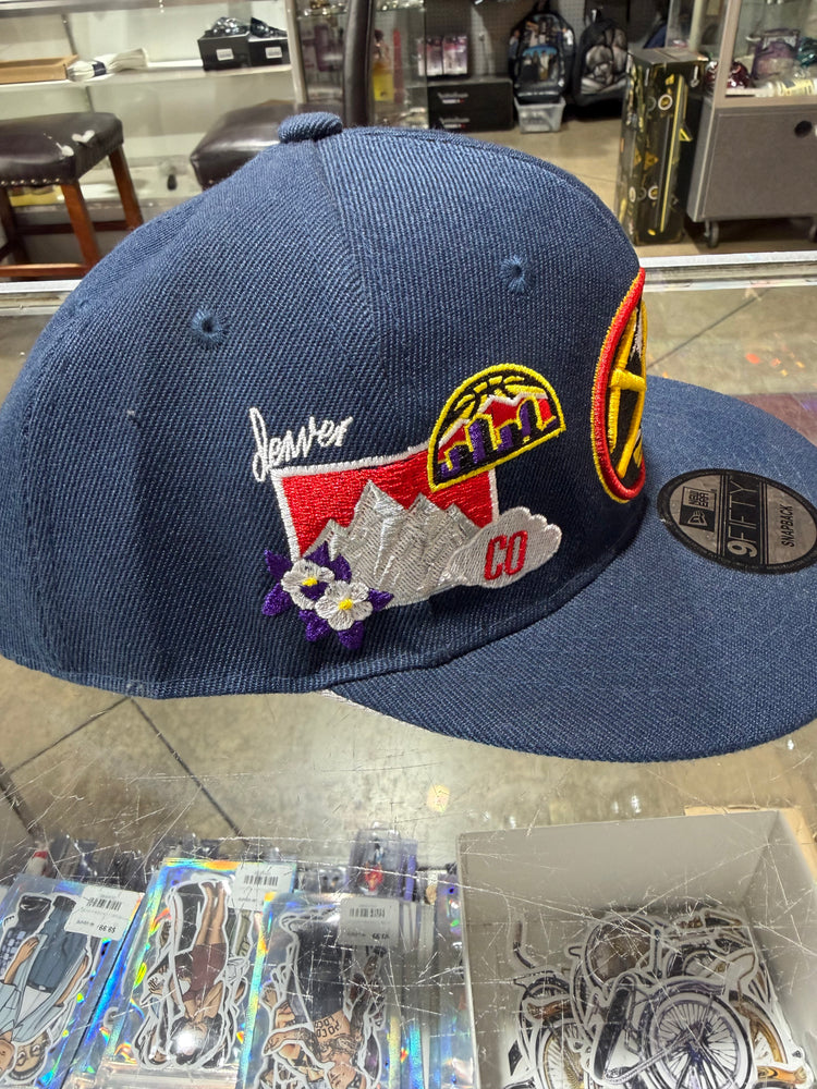 Denver Nuggets Hat Cap Navy DEN CO snap back
