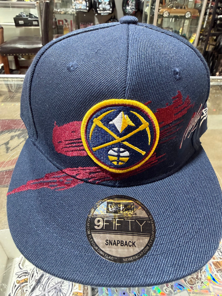 Denver Nuggets hat Navy Burgundy DEN snap back