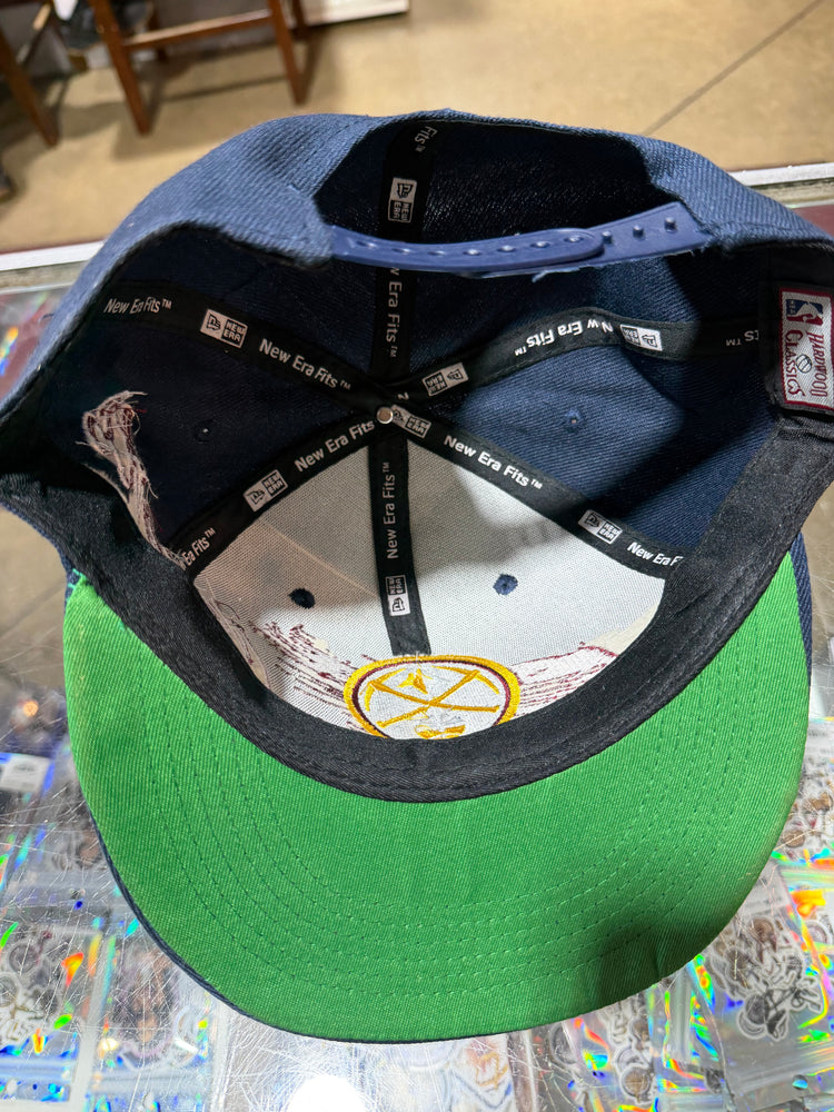 Denver Nuggets hat Navy Burgundy DEN snap back