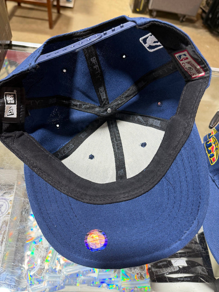 Denver Nuggets hat Navy gold DEN snap back