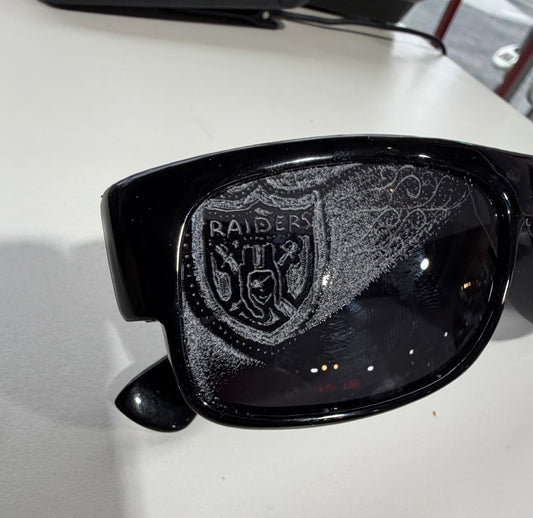 Las Vegas RaidersCustom Engraved Original Sunglasses O.G. Style