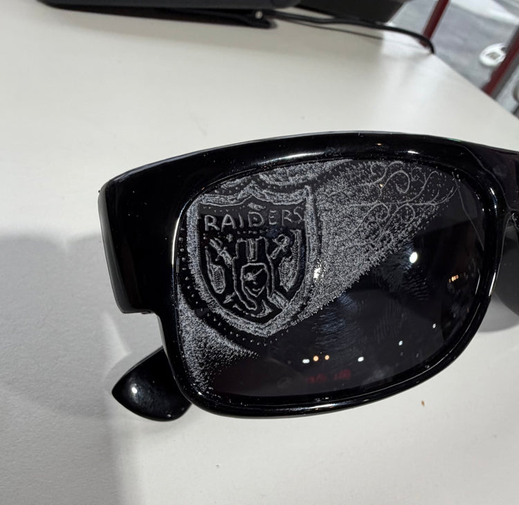 Las Vegas RaidersCustom Engraved Original Sunglasses O.G. Style