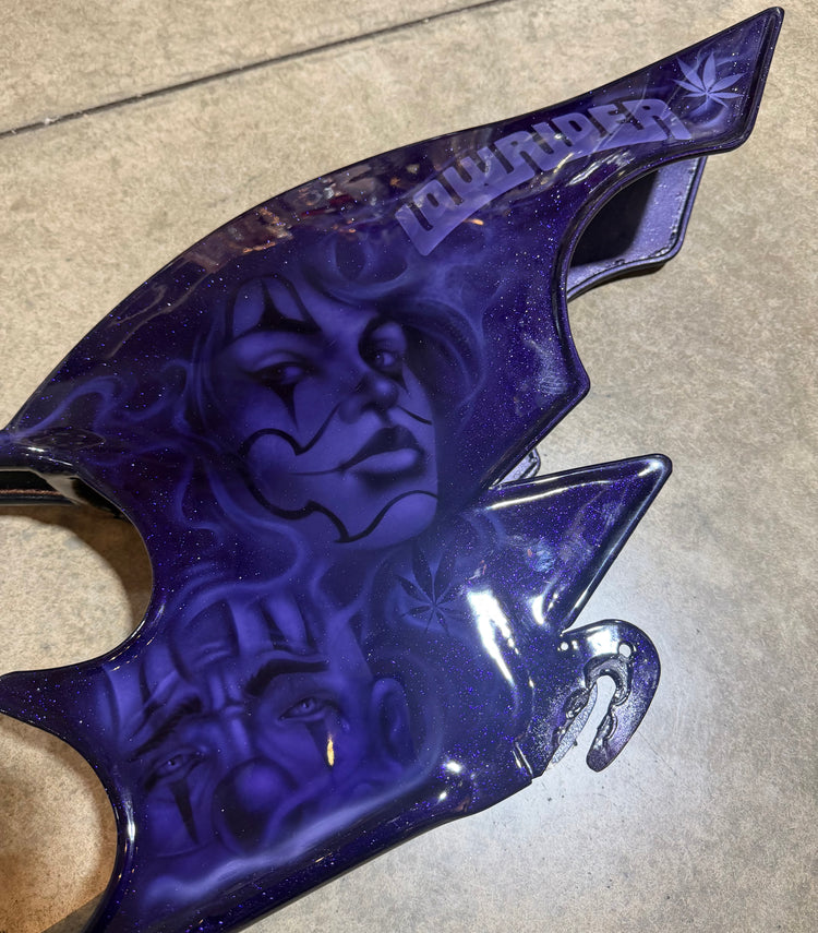 20" inch Custom Candy Purple Frame With Murals & with Custom Body work