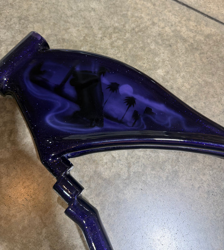 20" inch Custom Candy Purple Frame With Murals & with Custom Body work