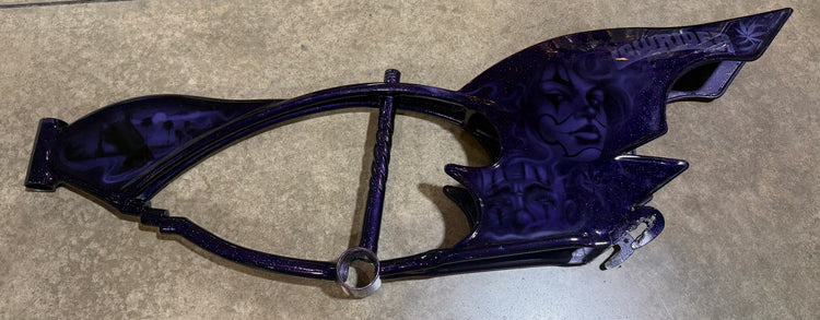20" inch Custom Candy Purple Frame With Murals & with Custom Body work