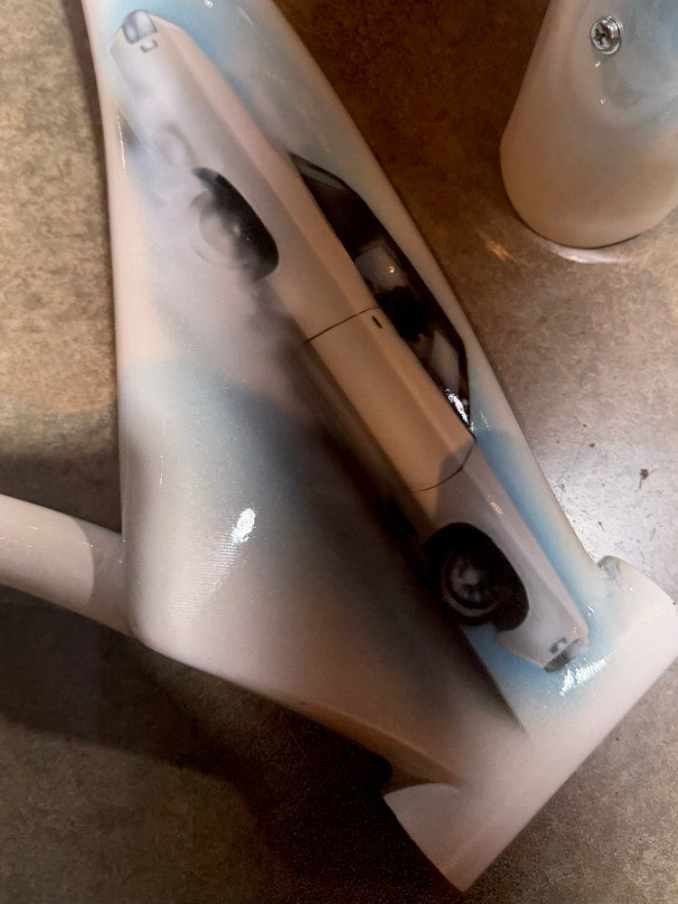20" inch Custom White Frame With Murals & with Custom Body work