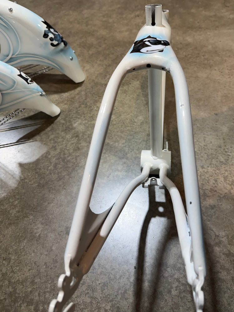 20" inch Custom White Frame With Murals & with Custom Body work