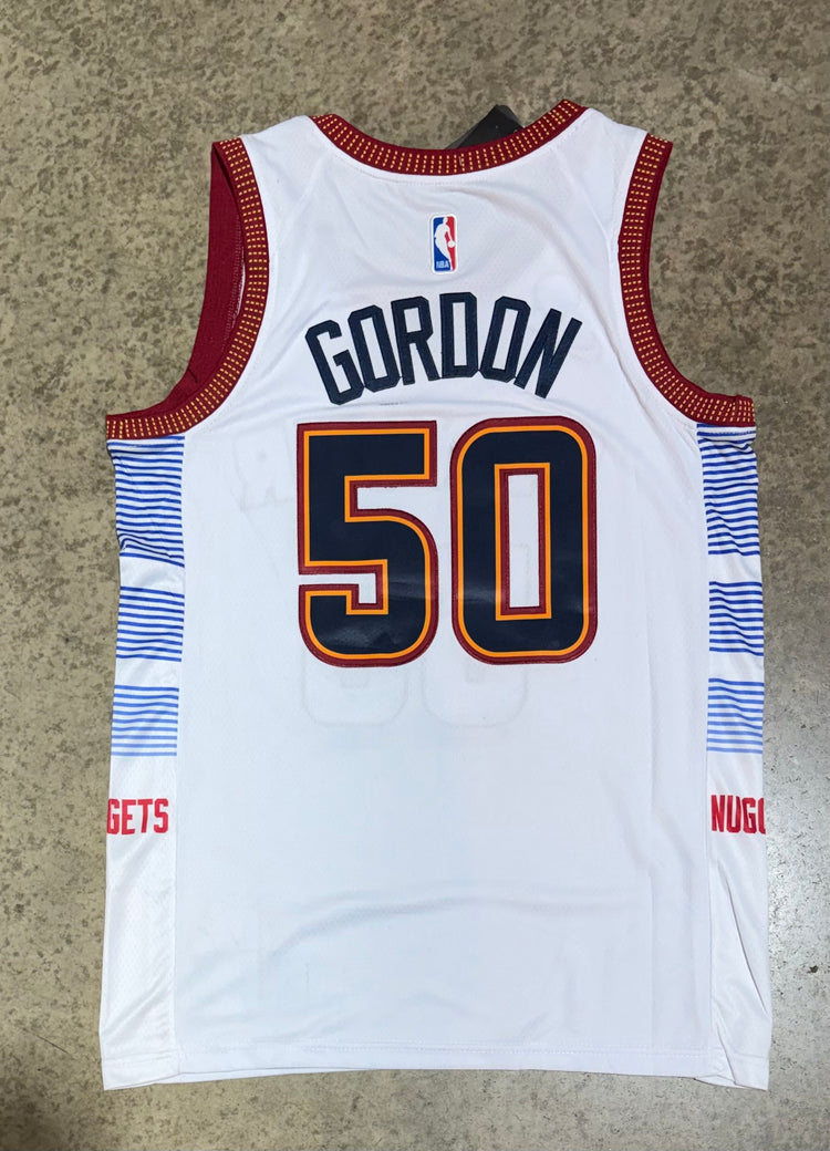 Denver Nuggets Aaron Gordon 50 White Jersey replica