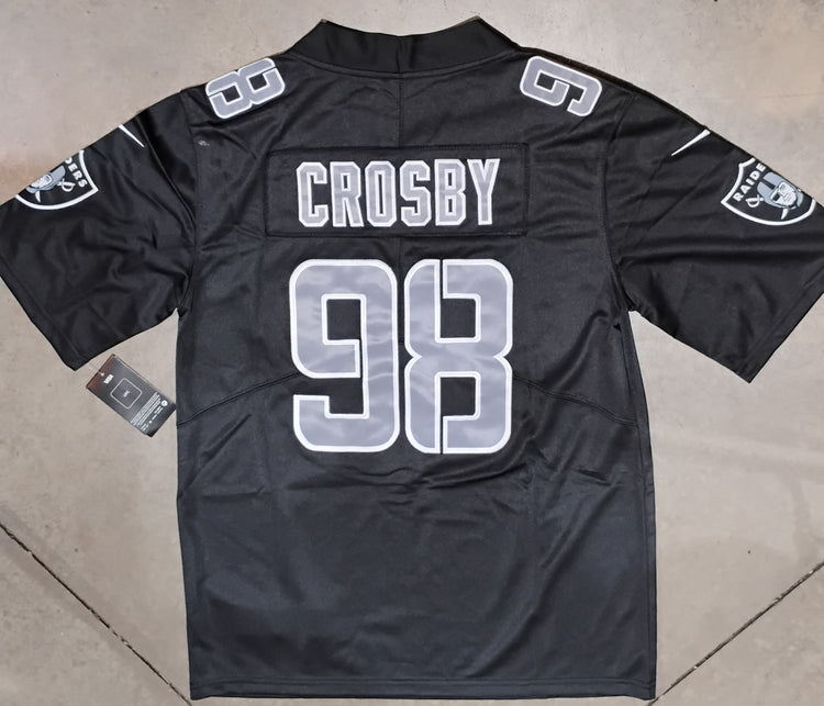 Las Vegas Raiders Jersey Maxx Crosby # 98 Black with Patch