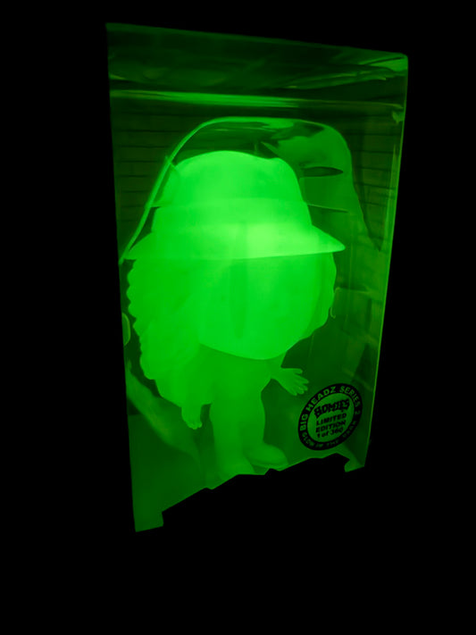 HOMIES Big Headz Series #2 Collectables Bouncy GLOW IN THE DARK