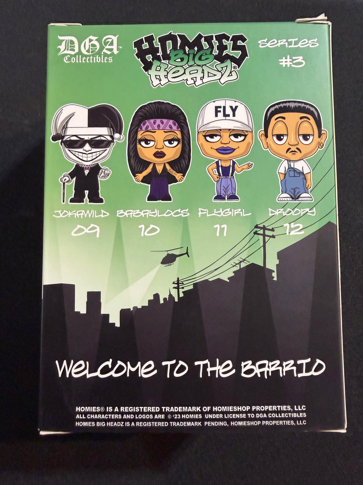 HOMIES Big Headz Series #3 Collectables Droopy GLOW IN THE DARK