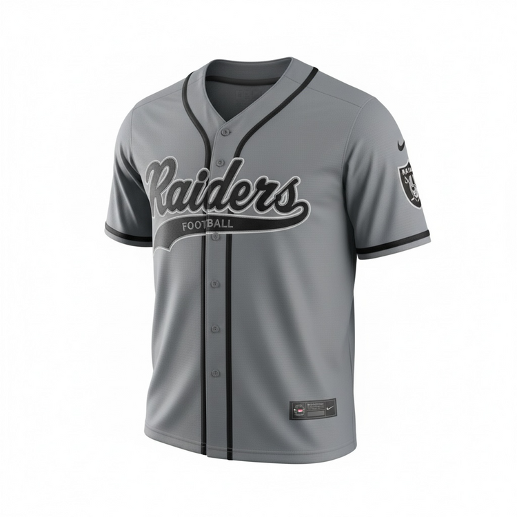 Las Vegas Raiders Jersey Baseball Black