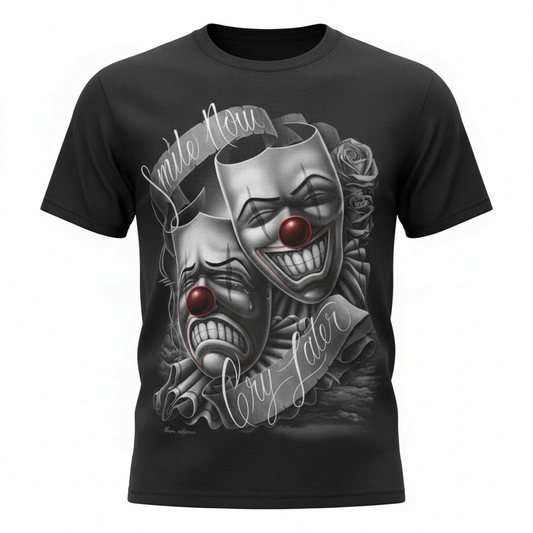 DGA T Shirt Homies Clown Prince Big Face Lowrider Chicano Art David Gonzales