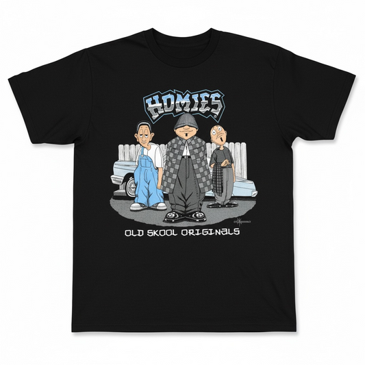 DGA T Shirt Homies Old School Original Lowrider Chicano Art David Gonzales