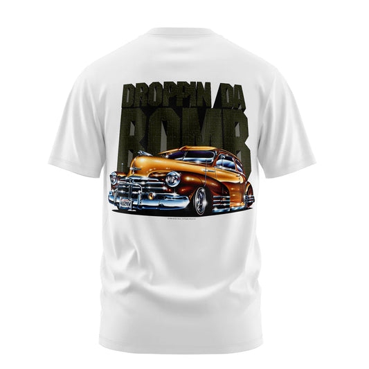Rollin Hard T Tee Shirt Droppin Da Bomb White (Copy)