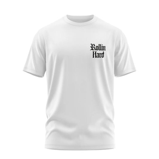 Rollin Hard T Tee Shirt Droppin Da Bomb White