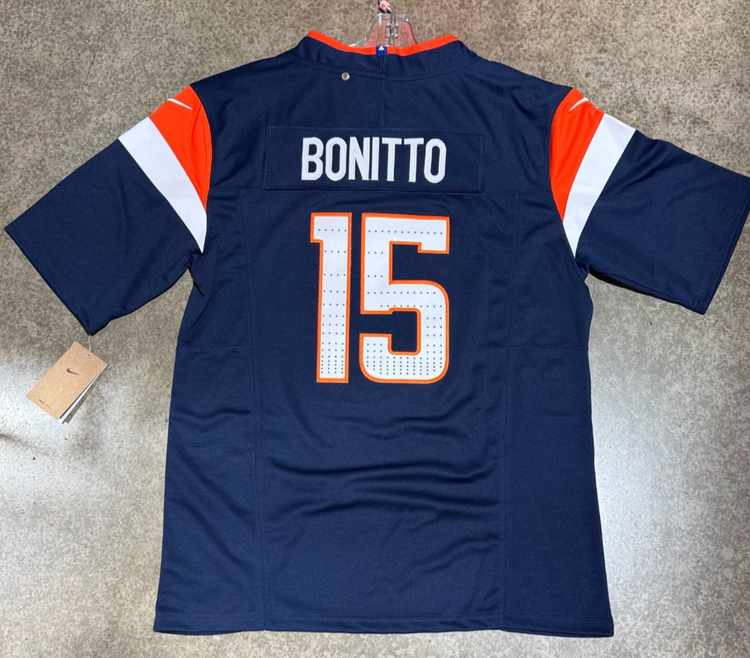 Denver Broncos Nik Bonitto Jersey  # 15 Blue