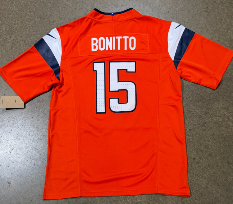 Denver Broncos Nik Bonitto Jersey  # 15 Orange replica