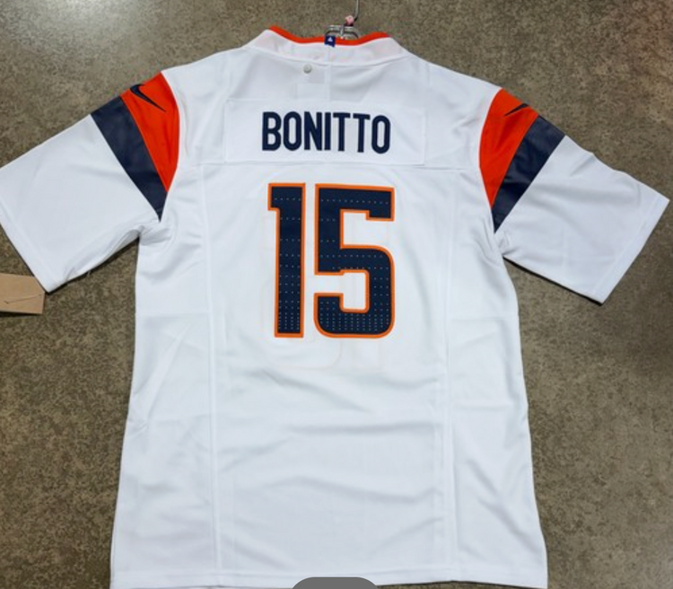 Denver Broncos Nik Bonitto Jersey # 15 White replica
