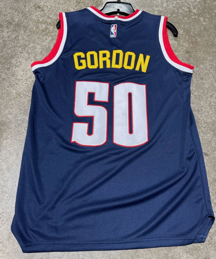 Denver Nuggets Aaron Gordon 50 Navy Blue replica Finals