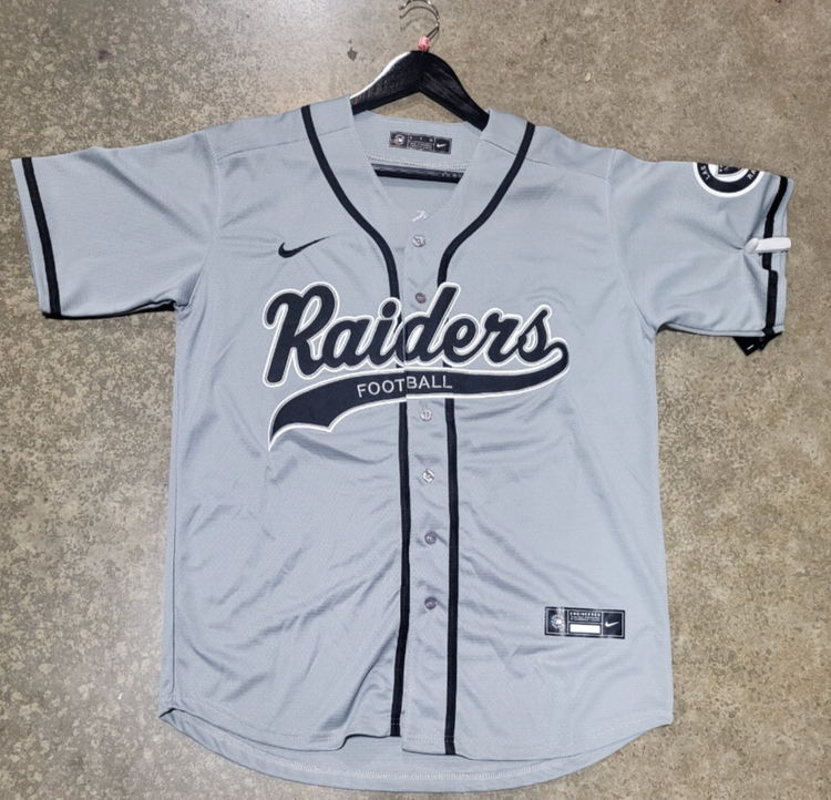 Las Vegas Raiders Jersey Baseball Black