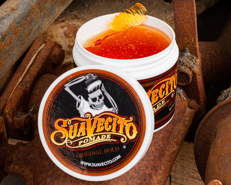 Suavecito Original Hold Pomade – Medium Hold, Medium Shine, Water-Based Hair Styling for Men | Classic Barber-Approved Formula | Easy Wash-Out 4 oz