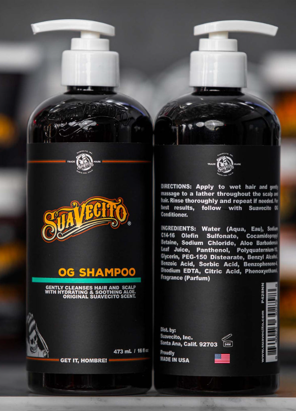 Suavecito OG Shampoo – Daily Clarifying Shampoo with Signature Scent | Deep Cleansing, Sulfate-Free Formula for Men | Refreshes Scalp & Removes Build-Up