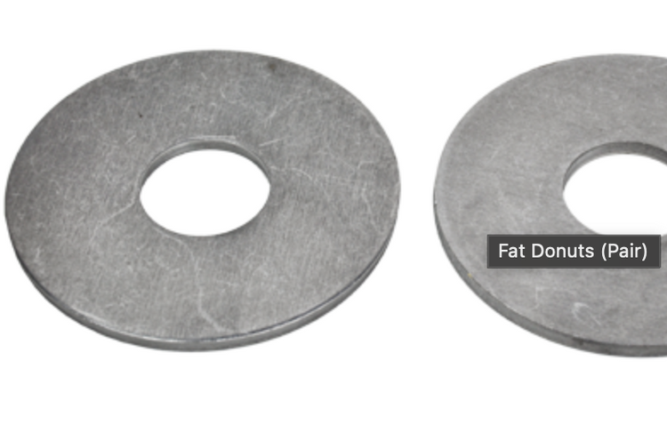 Description  Fat Donuts  3/16" Thick