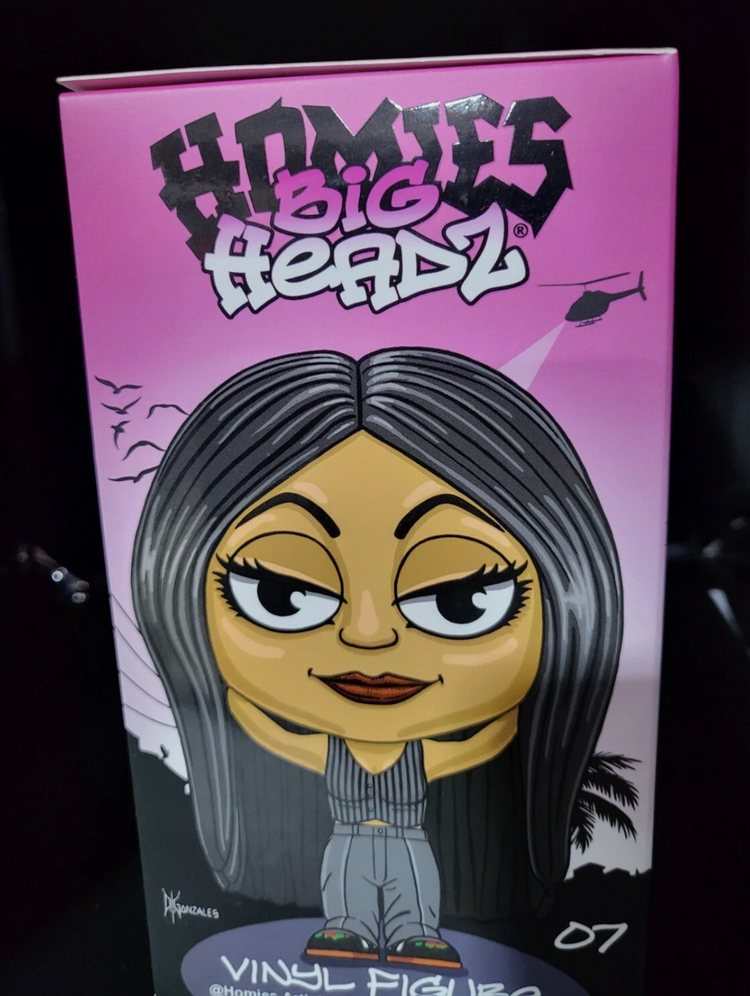 HOMIES Big Headz Series #2 Collectables Gata GLOW IN THE DARK