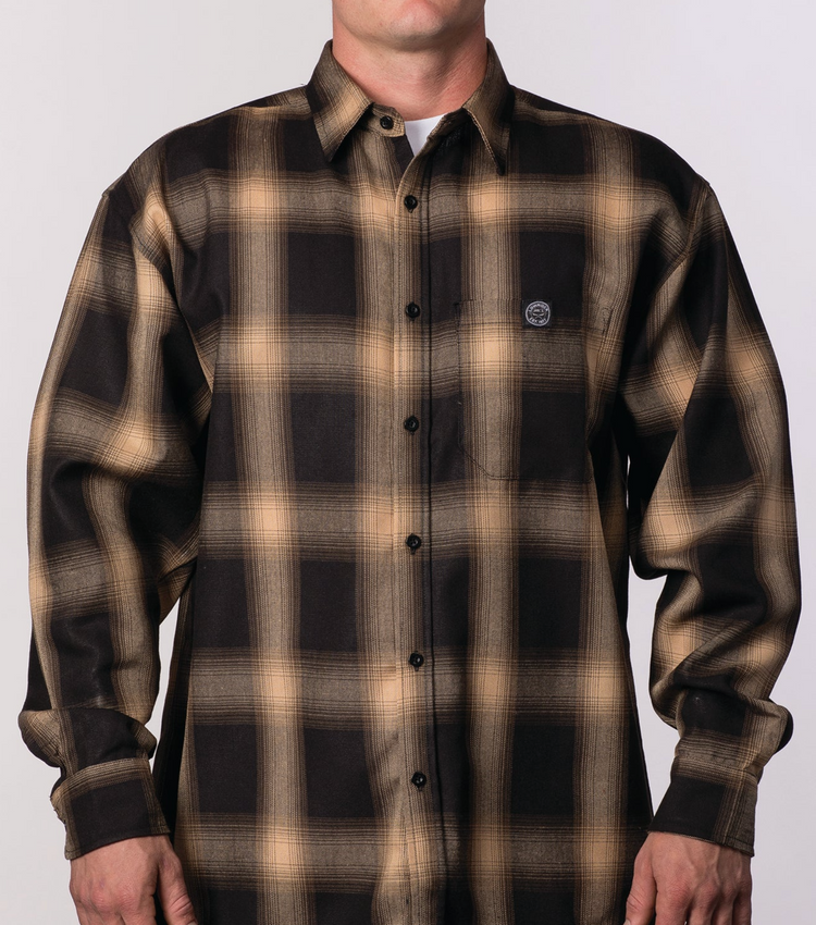 Lowrider Veterano Long Sleeve Brown Black Burgundy Blue