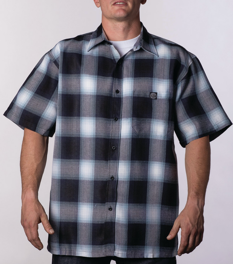 Lowrider Veterano Short Sleeve Brown Black Burgundy Blue