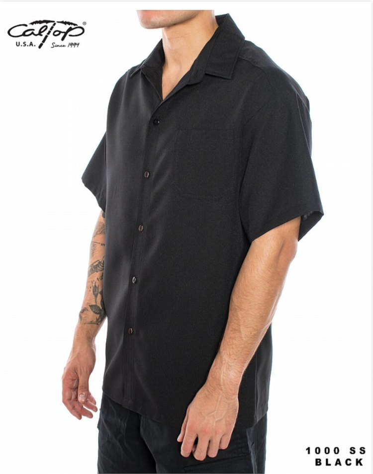 Cal Top 1000 S/S Solid Color : Black