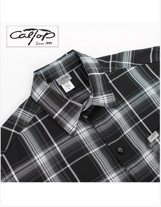 1000 S/S Plaid Color Base : Black-White