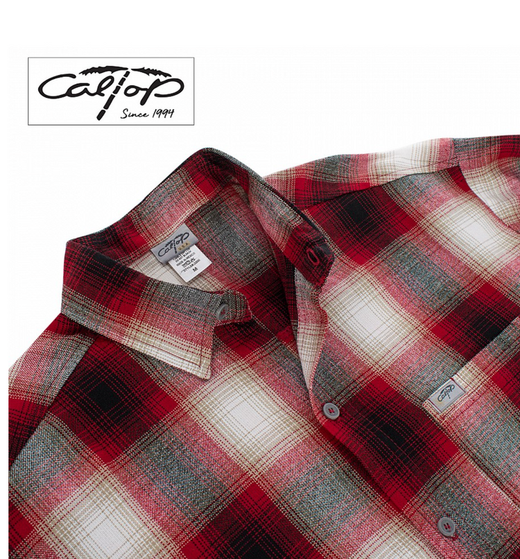 2000 S/S Plaid Color Base : Red-White