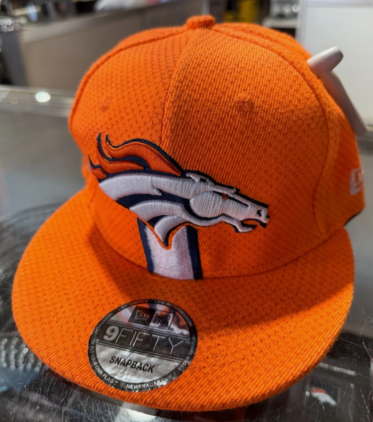 Denver Broncos BRONCOS hat Orange blue snap back