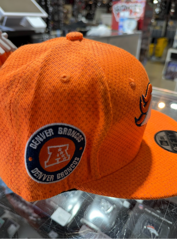 Denver Broncos BRONCOS hat Orange blue snap back