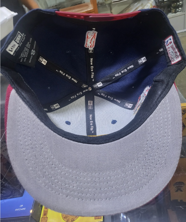 Denver Nuggets hat Navy Burgundy DEN snap back