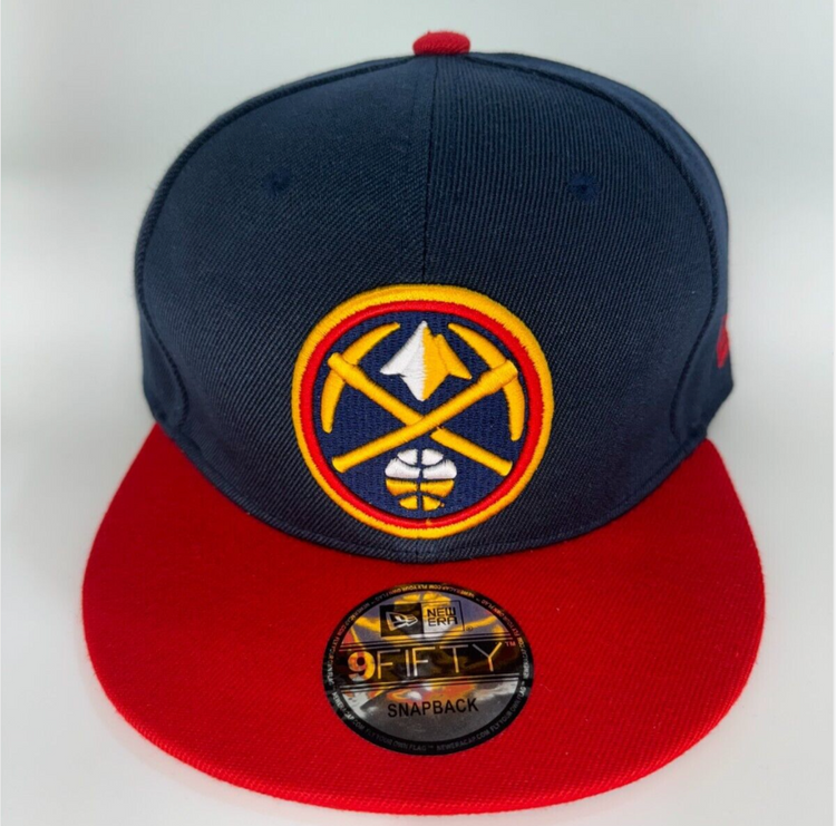 Denver Nuggets Hat Cap Navy Red DEN snap back