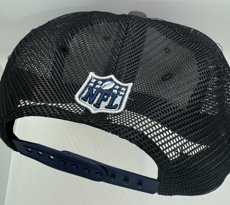 Dallas Cowboys Trucker Navy Grey Gray hat blue snap back