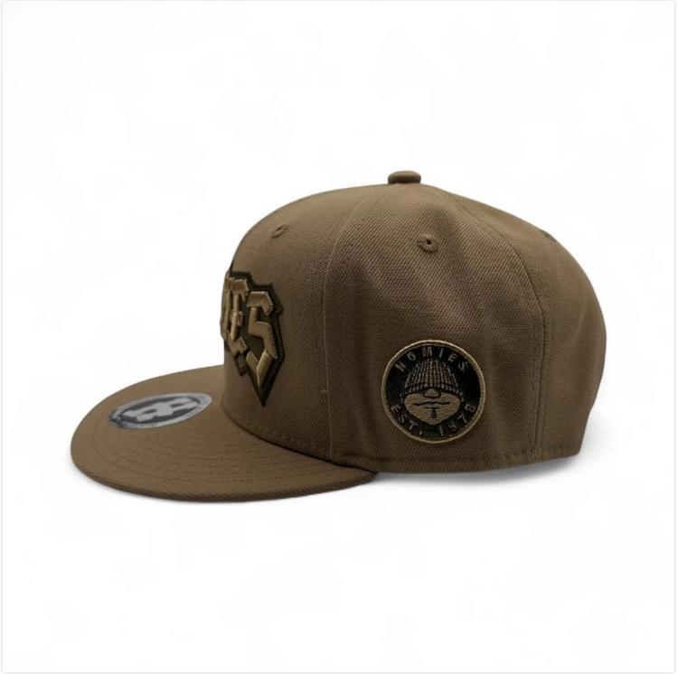 Homies Khaki Logo Snap Back Hat Cap