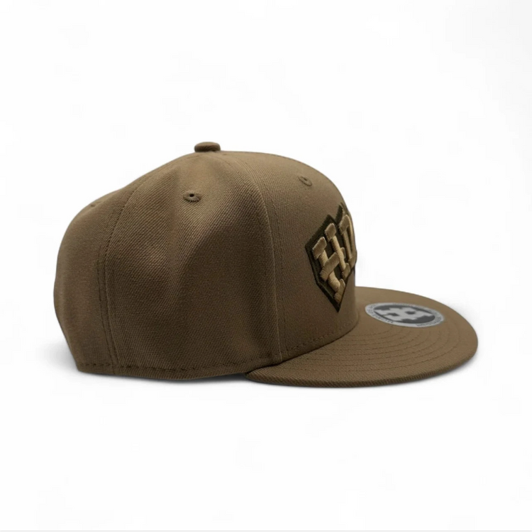 Homies Khaki Logo Snap Back Hat Cap