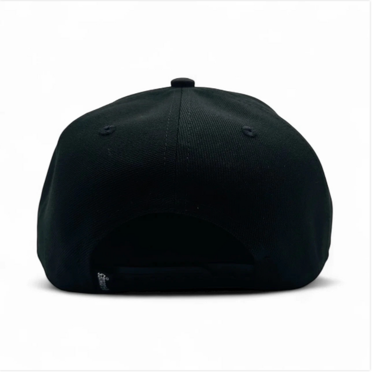 Homies  Snap Back Hat Cap with White Logo on Black
