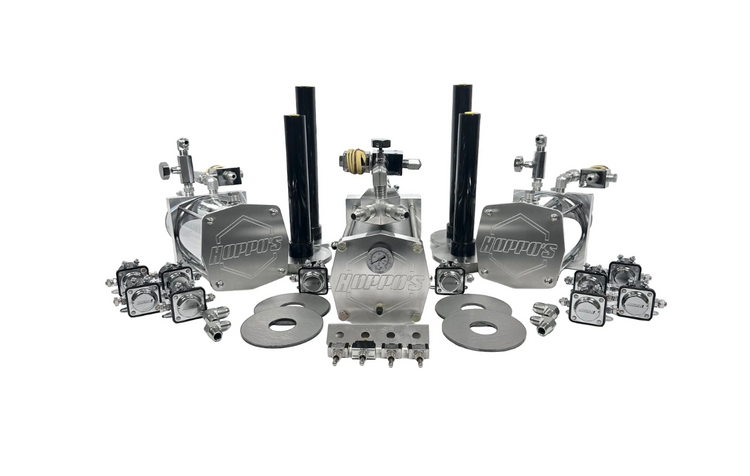3 Pump Kit w/ Piston Front Pump (Front/Back/Corner/Corner)