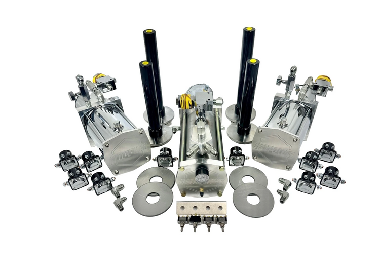 3 Pump Kit w/ Piston Front Pump (Front/Back/Corner/Corner)