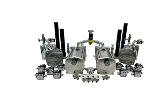 4 Pump Kit w/ Dual Front Piston Pumps (Front/Back/Corner/Corner)