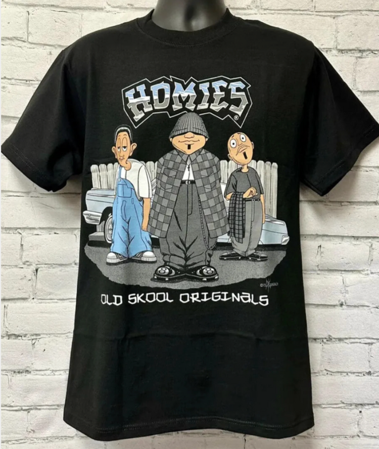 DGA T Shirt Homies Old School Original Lowrider Chicano Art David Gonzales