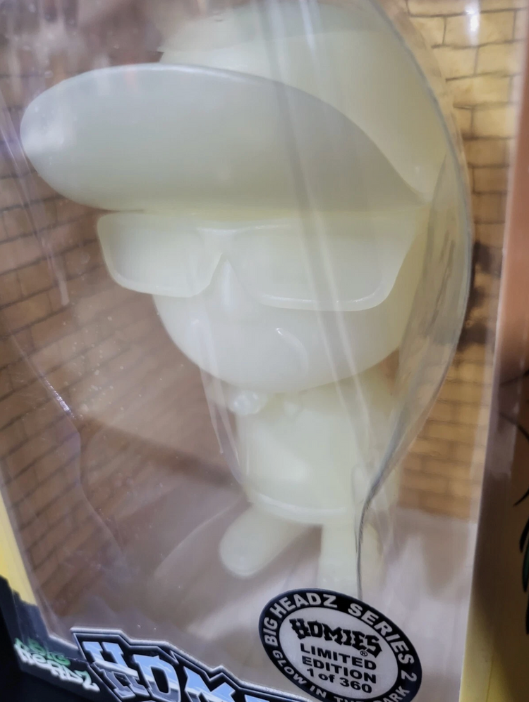 HOMIES Big Headz Series #2 Collectables Mr Raza GLOW IN THE DARK